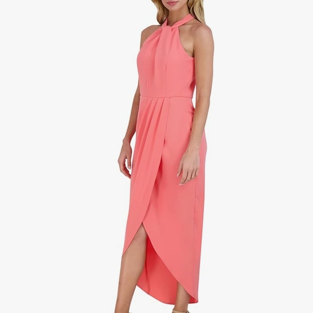 Julia Jordan Coral Midi Dress View 2